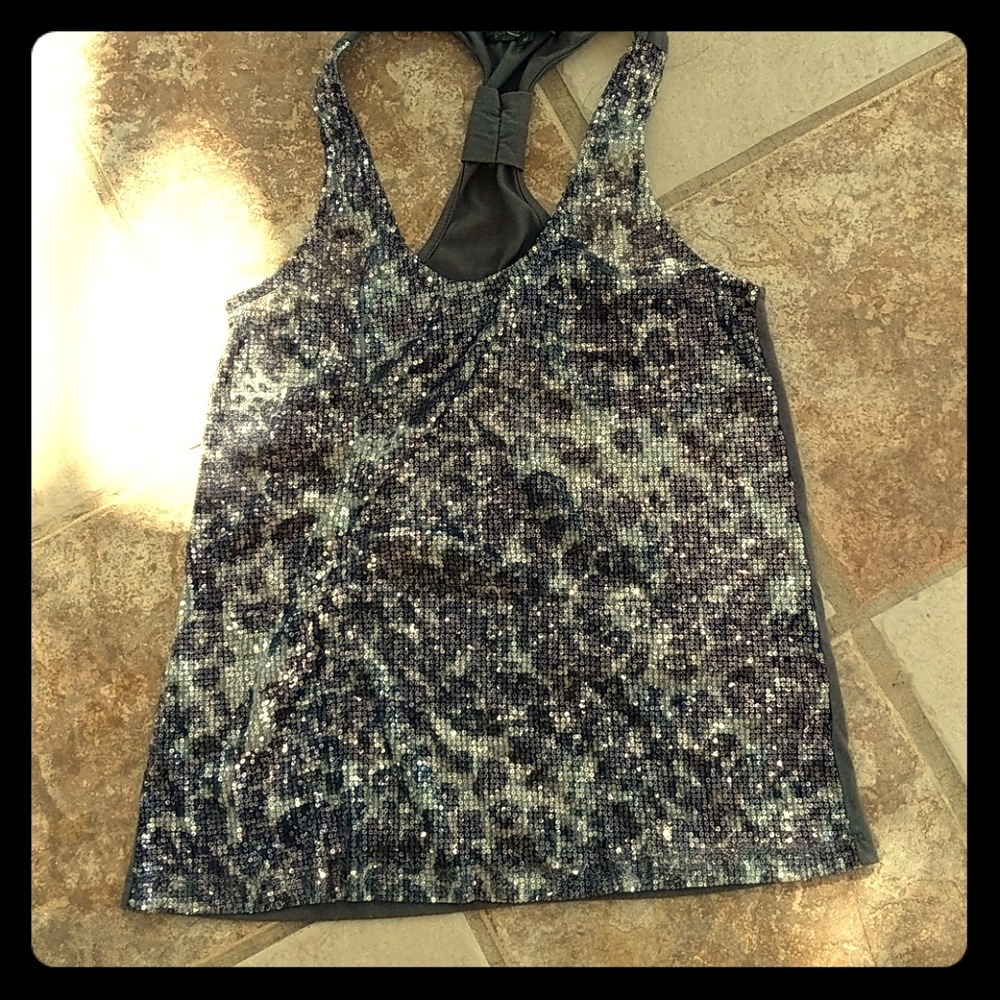 Cheetah bling dressy shirt